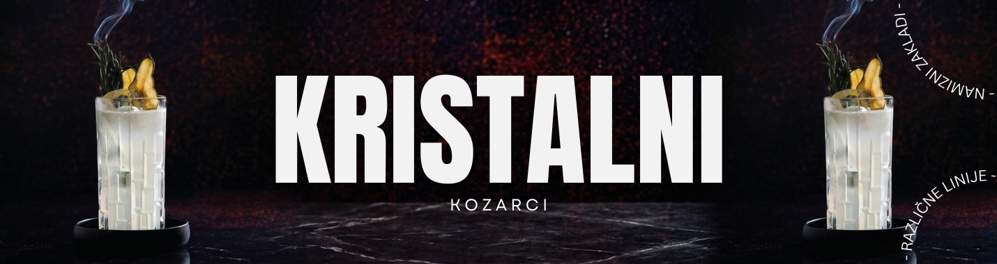 Kristalni kozarci, ki navdušijo